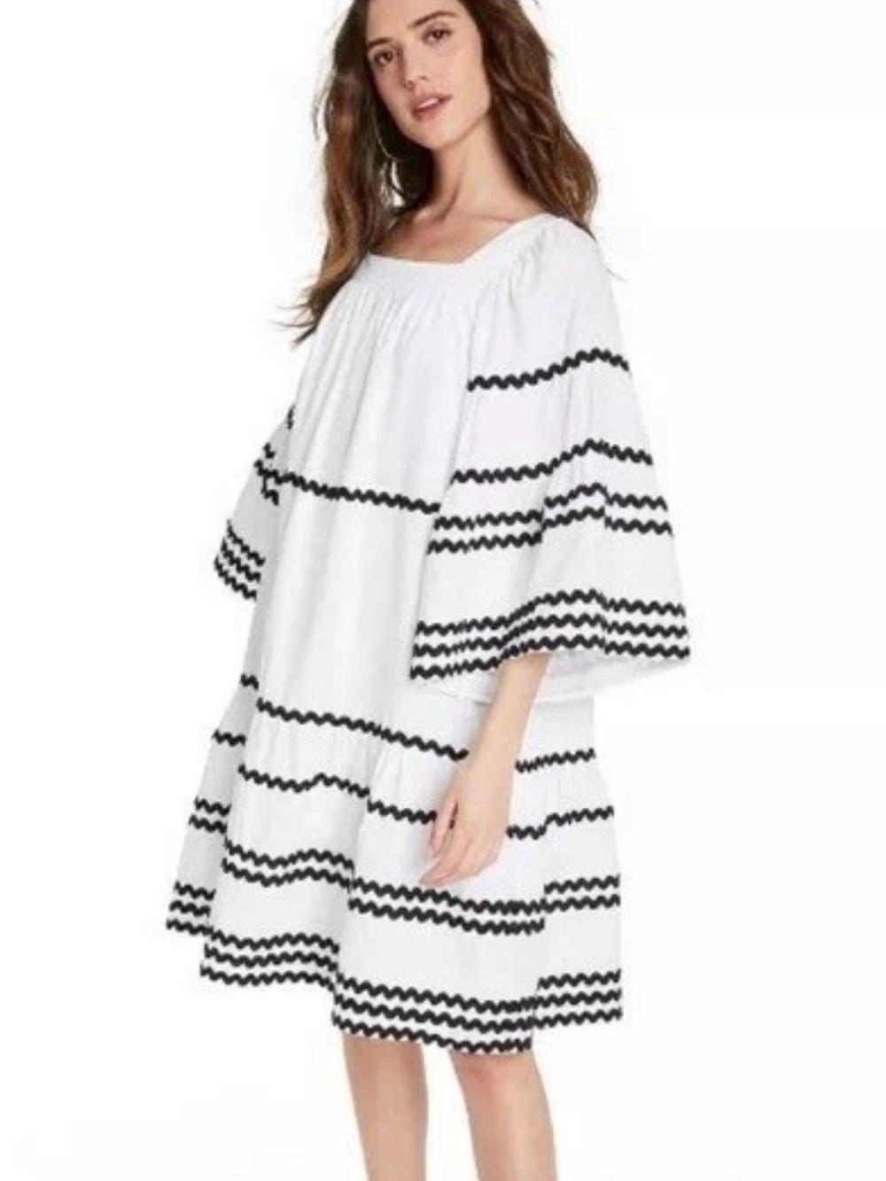 Lisa Marie Fernandez X Target Ric Rac the Linen Blend Dress Women’s Size 3X